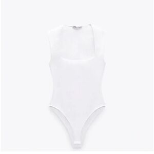 White Zara Bodysuit